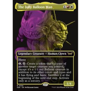 Duskmourn: House of Horror - 359 - The Jolly Balloon Man - Rare - WR - Non-foil (Front)
