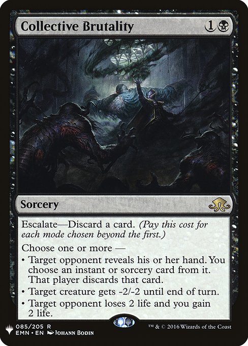 The List - EMN-85 - Collective Brutality - Rare - B - Non-foil (Front)