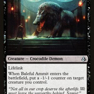 The List - AKH-79 - Baleful Ammit - Uncommon - B - Non-foil (Front)