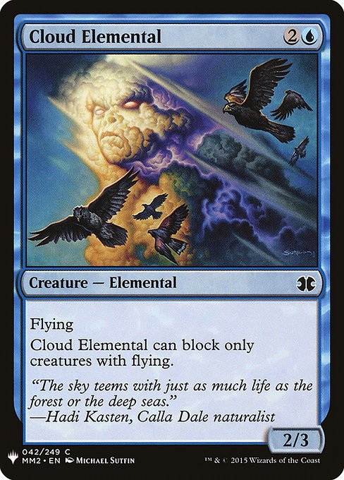 The List - MM2-42 - Cloud Elemental - Common - U - Non-foil (Front)