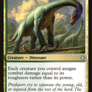 The List - XLN-218 - Belligerent Brontodon - Uncommon - WG - Non-foil (Front)