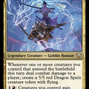 March of the Machine Commander - 445 - Goro-Goro and Satoru - Mythic - Multi - Non-foil (Front)