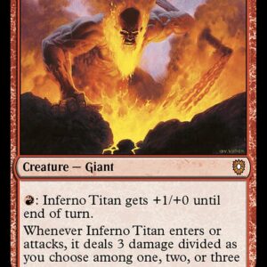 Bloomburrow Commander - 198 - Inferno Titan - Mythic - R - Non-foil (Front)