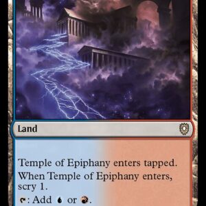 Bloomburrow Commander - 340 - Temple of Epiphany - Rare - C - Non-foil (Front)