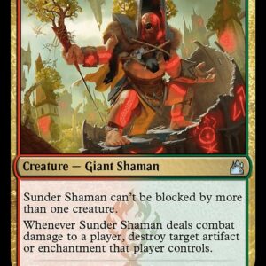 Ravnica Remastered - 230 - Sunder Shaman - Uncommon - RG - Non-foil (Front)