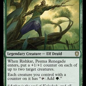 Bloomburrow Commander - 235 - Rishkar, Peema Renegade - Rare - G - Non-foil (Front)