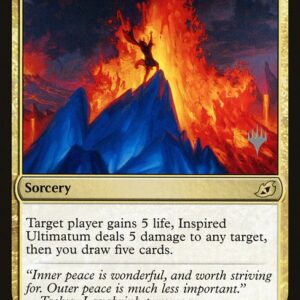 Ikoria: Lair of Behemoths Promos - 191p - Inspired Ultimatum - Rare - Multi - Foil - Promo (Front)