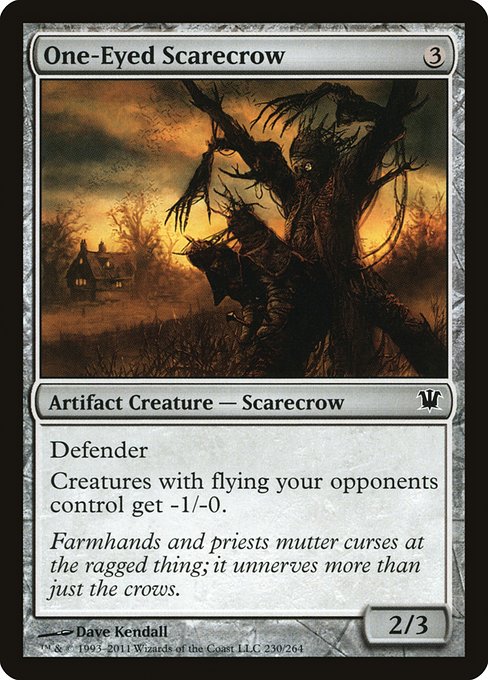 Innistrad - 230 - One-Eyed Scarecrow - Common - C - Foil (Front)