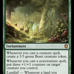 Bloomburrow Commander - 232 - Primeval Bounty - Mythic - G - Non-foil (Front)