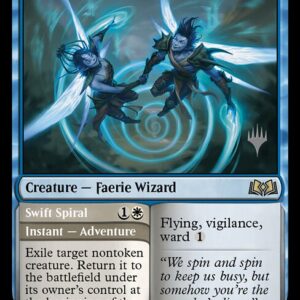 Wilds of Eldraine Promos - 240p - Twining Twins // Swift Spiral - Rare - U - Non-foil - Promo (Front)