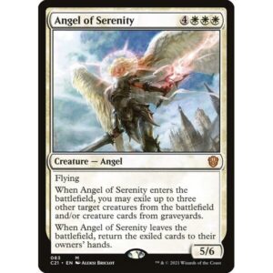 Commander 2021 - 83 - Angel of Serenity - Mythic - W - Non-foil (Front)