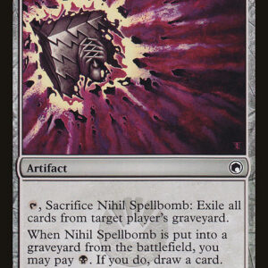 Scars of Mirrodin - 187 - Nihil Spellbomb - Common - C - Foil (Front)