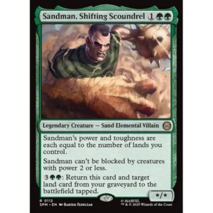Marvel's Spider-Man - 112 - Sandman, Shifting Scoundrel - Rare - G - Foil (Front)