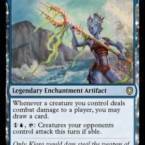 Bloomburrow Commander - 162 - Bident of Thassa - Rare - U - Non-foil (Front)