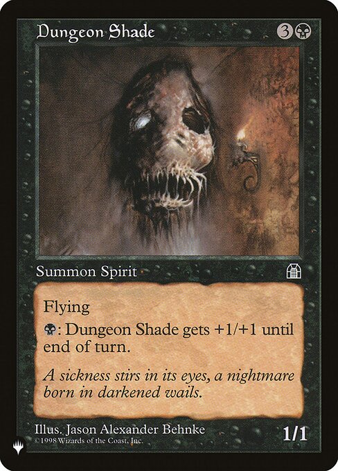 The List - STH-58 - Dungeon Shade - Common - B - Non-foil (Front)