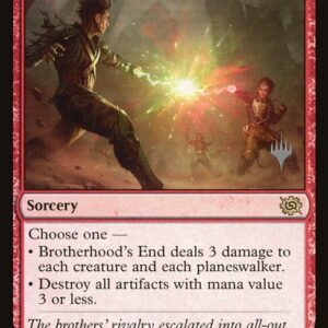 The Brothers' War Promos - 128p - Brotherhood's End - Rare - R - Non-foil - Promo (Front)