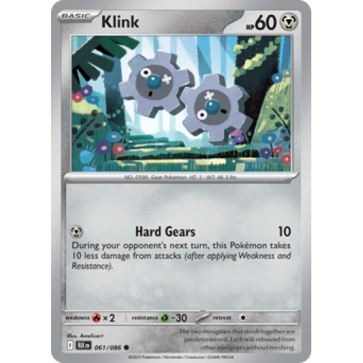 Black Bolt - 061/086 - Klink - Reverse Holo