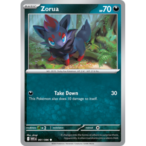 White Flare - 061/086 - Zorua - Normal