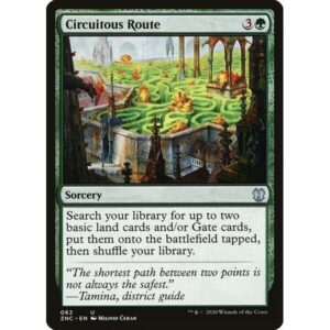 Zendikar Rising Commander - 62 - Circuitous Route - Uncommon - G - Non-foil (Front)