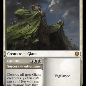 Bloomburrow Commander - 149 - Realm-Cloaked Giant // Cast Off - Mythic - W - Non-foil (Front)