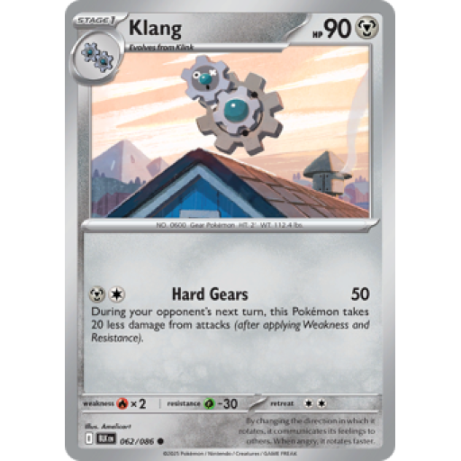 Black Bolt - 062/086 - Klang - Master Ball Reverse Holo