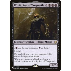The List - C19-18 - K'rrik, Son of Yawgmoth - Rare - B - Non-foil (Front)