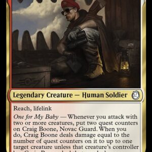 Fallout - 100 - Craig Boone, Novac Guard - Uncommon - WR - Non-foil (Front)