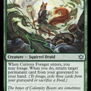 Bloomburrow - 169 - Curious Forager - Uncommon - G - Non-foil (Front)