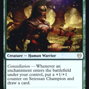 Theros Beyond Death Promos - 198s - Setessan Champion - Rare - G - Foil - Datestamped Promo (Front)