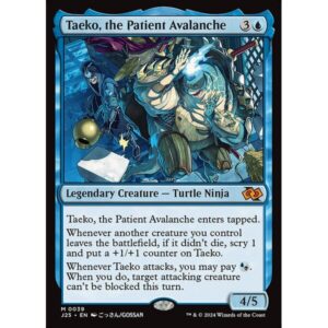 Foundations Jumpstart - 39 - Taeko, the Patient Avalanche - Mythic - U - Non-foil (Front)