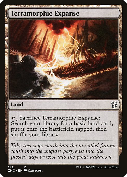 Zendikar Rising Commander - 142 - Terramorphic Expanse - Common - C - Non-foil (Front)
