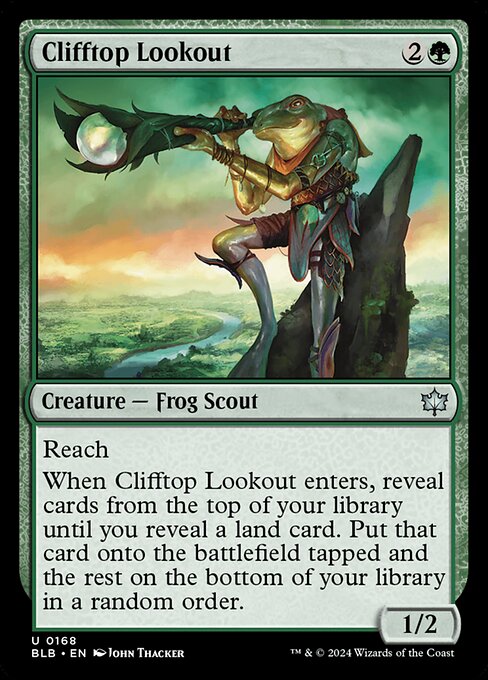 Bloomburrow - 168 - Clifftop Lookout - Uncommon - G - Non-foil (Front)
