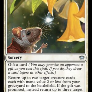 Bloomburrow - 10 - Dewdrop Cure - Uncommon - W - Non-foil (Front)