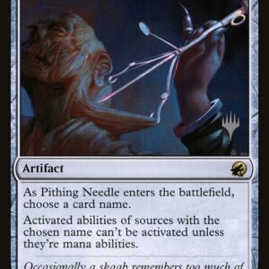 Innistrad: Midnight Hunt Promos - 257p - Pithing Needle - Rare - C - Non-foil - Promo (Front)