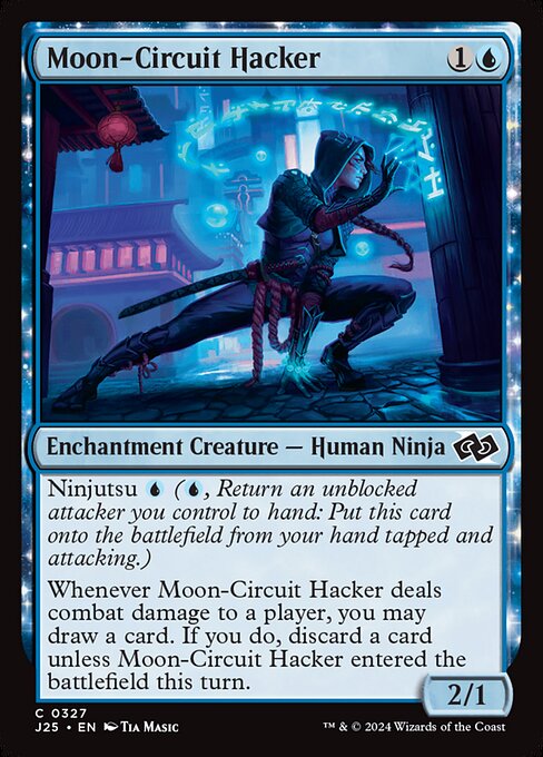 Foundations Jumpstart - 327 - Moon-Circuit Hacker - Common - U - Non-foil (Front)