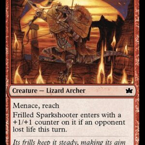 Bloomburrow - 136 - Frilled Sparkshooter - Common - R - Non-foil (Front)