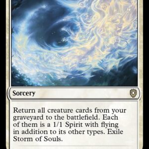 Bloomburrow Commander - 156 - Storm of Souls - Rare - W - Non-foil (Front)