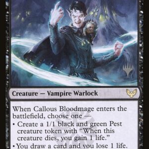 Strixhaven: School of Mages Promos - 66p - Callous Bloodmage - Rare - B - Non-foil - Promo (Front)