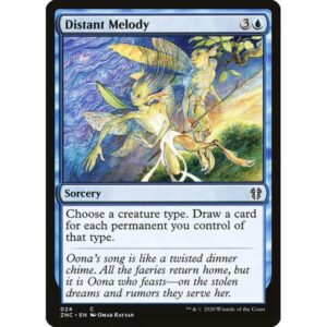 Zendikar Rising Commander - 24 - Distant Melody - Common - U - Non-foil (Front)