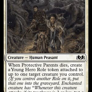 Wilds of Eldraine - 24 - Protective Parents - Common - W - Non-foil (Front)