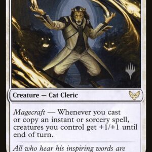 Strixhaven: School of Mages Promos - 20p - Leonin Lightscribe - Rare - W - Non-foil - Promo (Front)