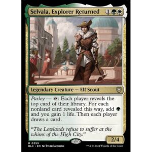 Bloomburrow Commander - 259 - Selvala, Explorer Returned - Rare - WG - Non-foil (Front)