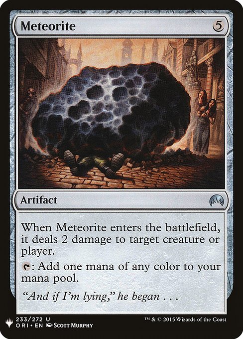 The List - ORI-233 - Meteorite - Uncommon - C - Non-foil (Front)