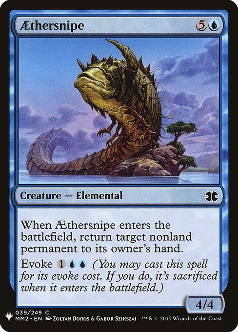 The List - MM2-39 - Aethersnipe - Common - U - Non-foil (Front)