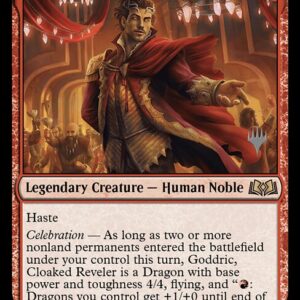 Wilds of Eldraine Promos - 132p - Goddric, Cloaked Reveler - Rare - R - Non-foil - Promo (Front)