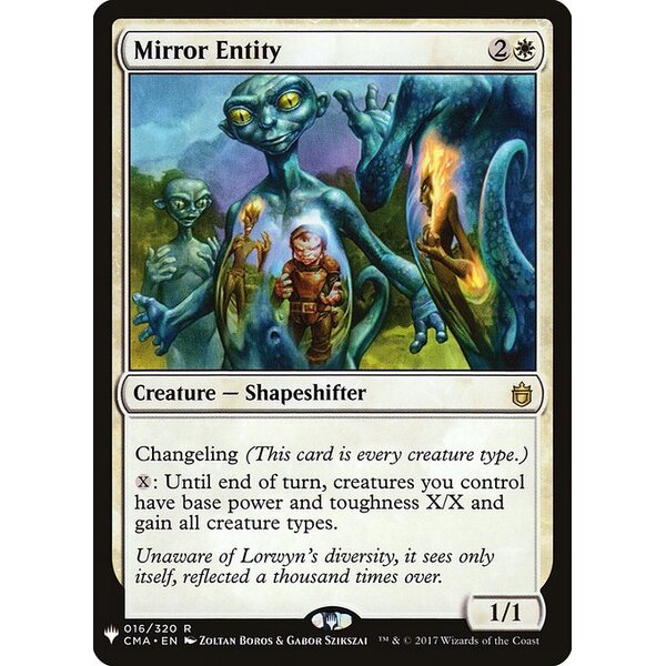 The List - CMA-16 - Mirror Entity - Rare - W - Non-foil (Front)