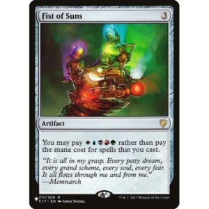 The List - C17-211 - Fist of Suns - Rare - C - Non-foil (Front)