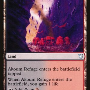 Commander 2018 - 231 - Akoum Refuge - Uncommon - C - Non-foil (Front)