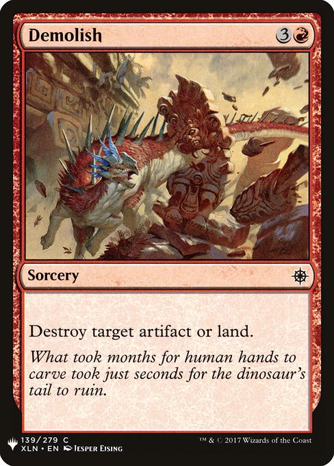 The List - XLN-139 - Demolish - Common - R - Non-foil (Front)