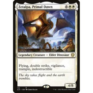 Commander 2021 - 112 - Zetalpa, Primal Dawn - Rare - W - Non-foil (Front)